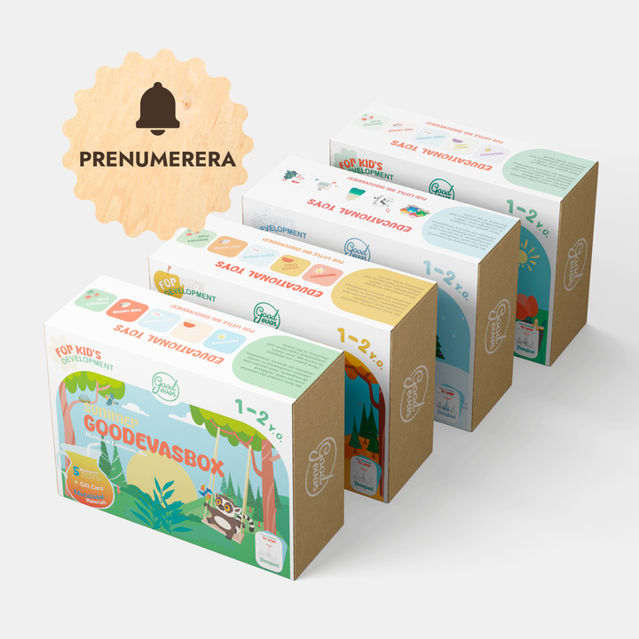Årsprenumeration på lekset (3–4 år) — GoodevasBox