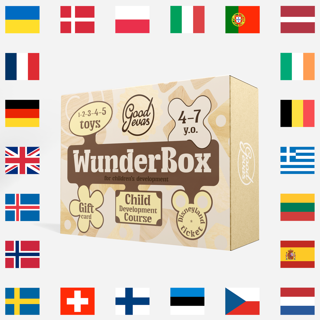 WunderBox 4–7 år – utvecklingsbox för barn