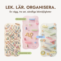 Pegboard i trä för barnrum — GoodevasBoard