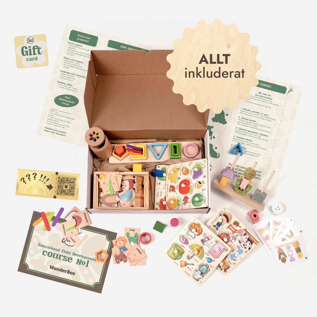 WunderBox 1–3 år – utvecklingsbox för småbarn