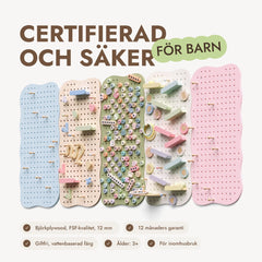 Pegboard i trä för barnrum — GoodevasBoard