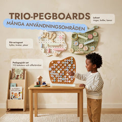 Pegboard i trä för barnrum — GoodevasBoard