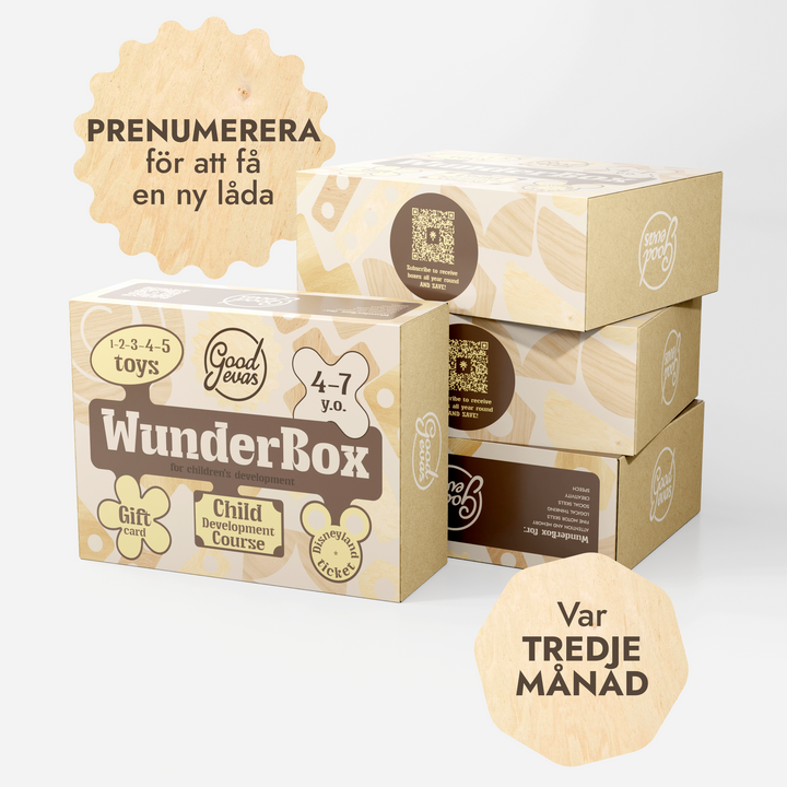 WunderBox 4–7 år – utvecklingsbox för barn