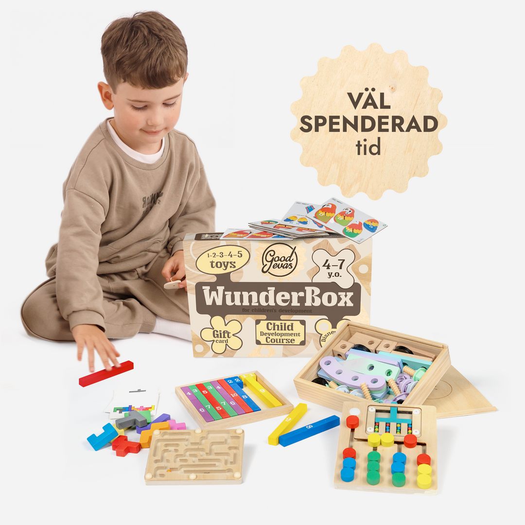 WunderBox 4–7 år – utvecklingsbox för barn