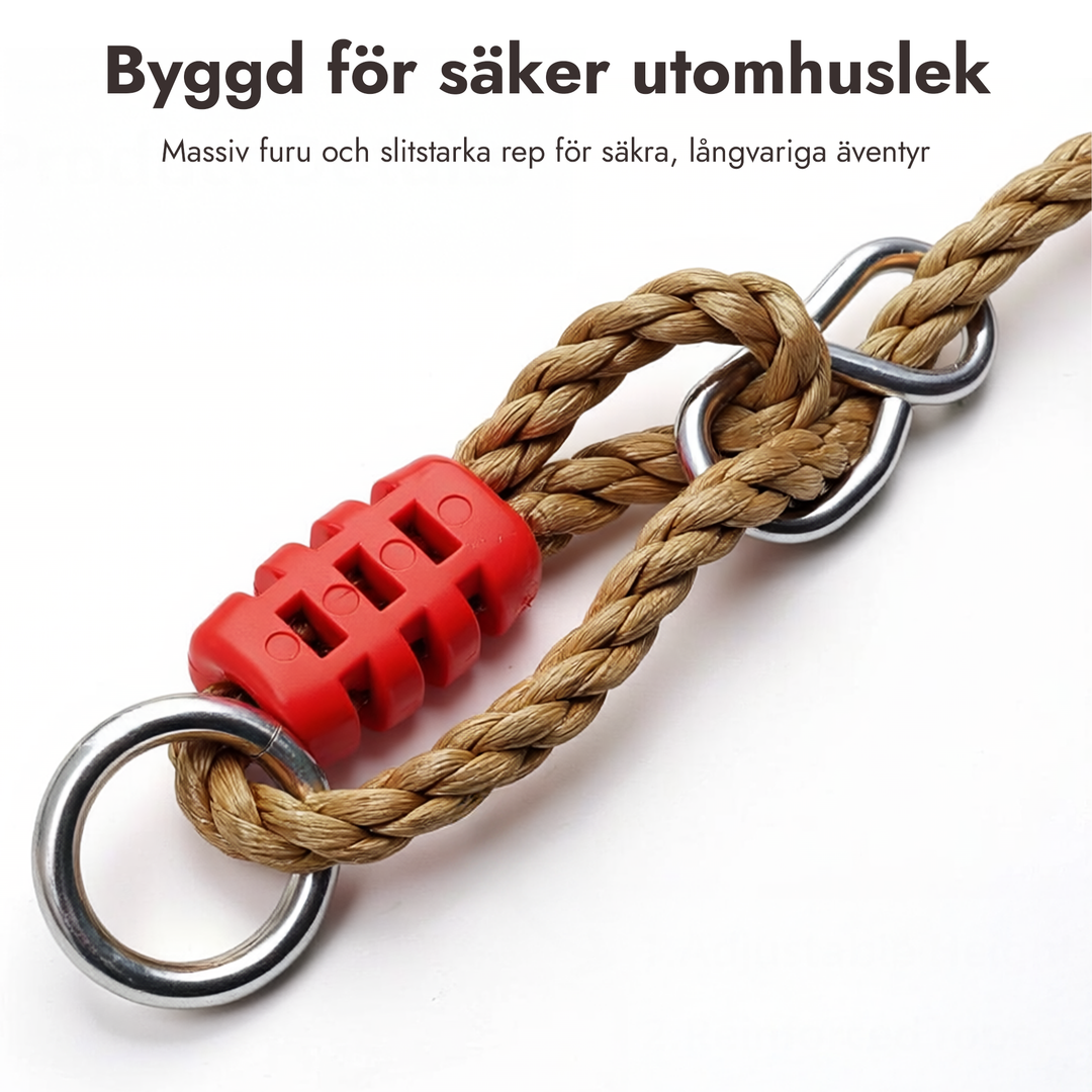 2in1 gungset: Trapets + Gymnastikringar