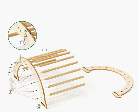 Klätterbåge/gungbåge